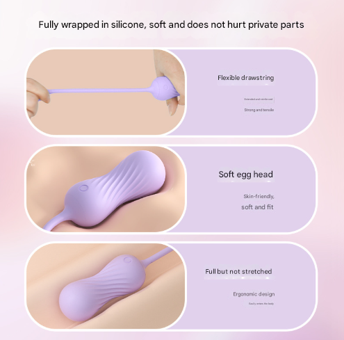 Blue Wireless Remote Control Vibrating Egg - Powerful Discreet Pleasure Toy for Women