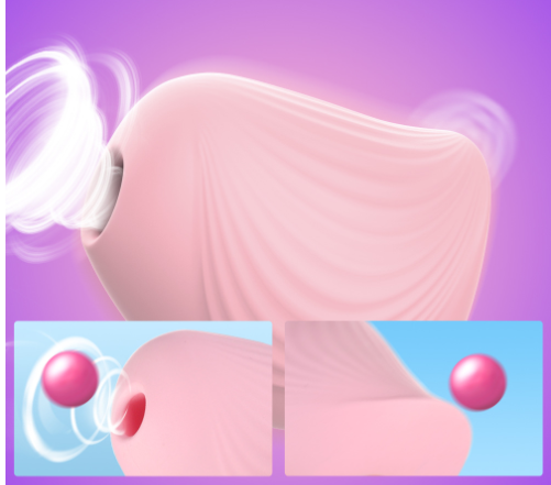 Yellow Macaron-Style Women's Suction Vibrator - Compact Foreplay Massager for Intimate Pleasure